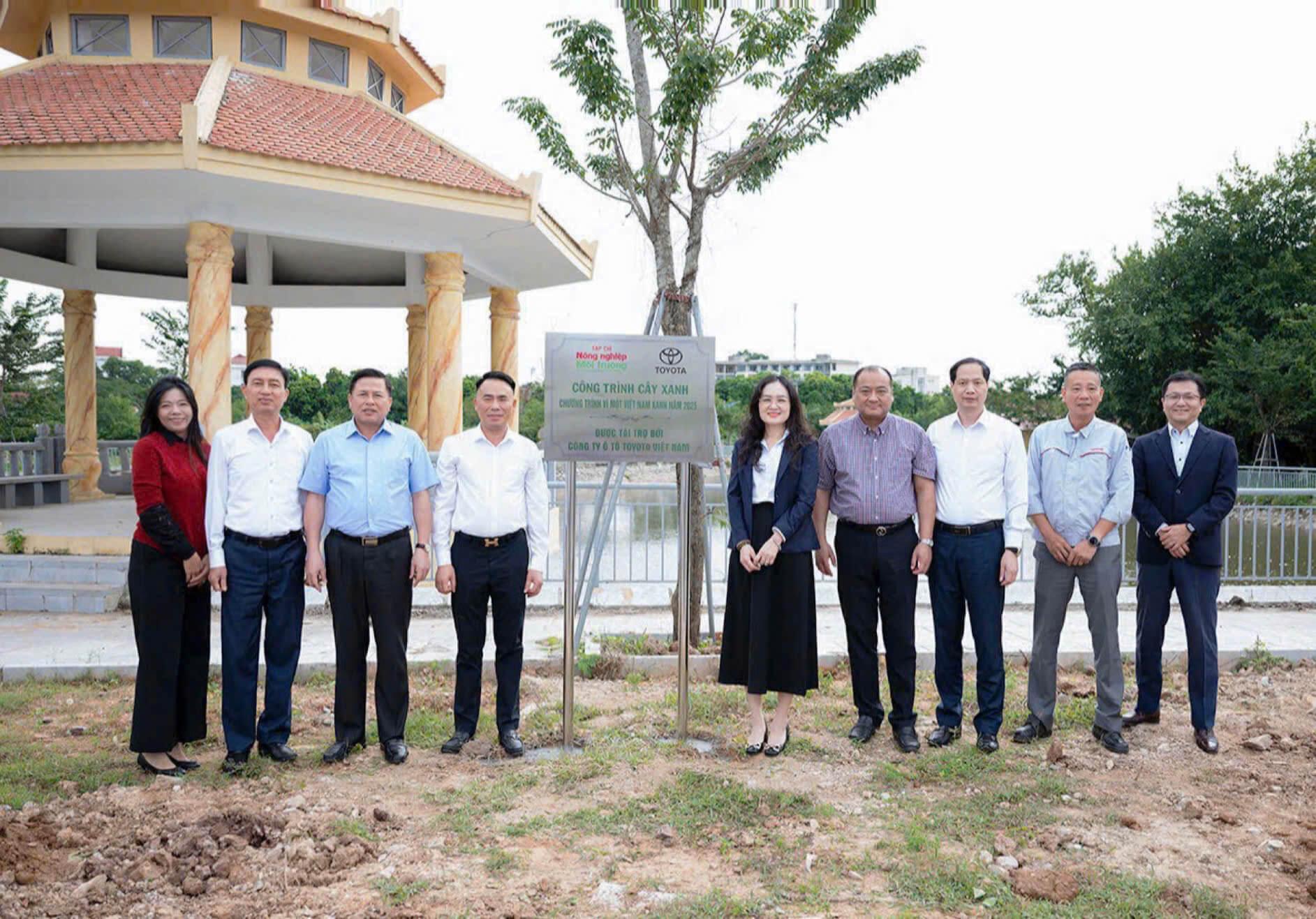 Toyota Việt Nam tiếp tục triển khai Chương trình “Vì một Việt Nam xanh” năm 2025 tại tỉnh Phú Thọ